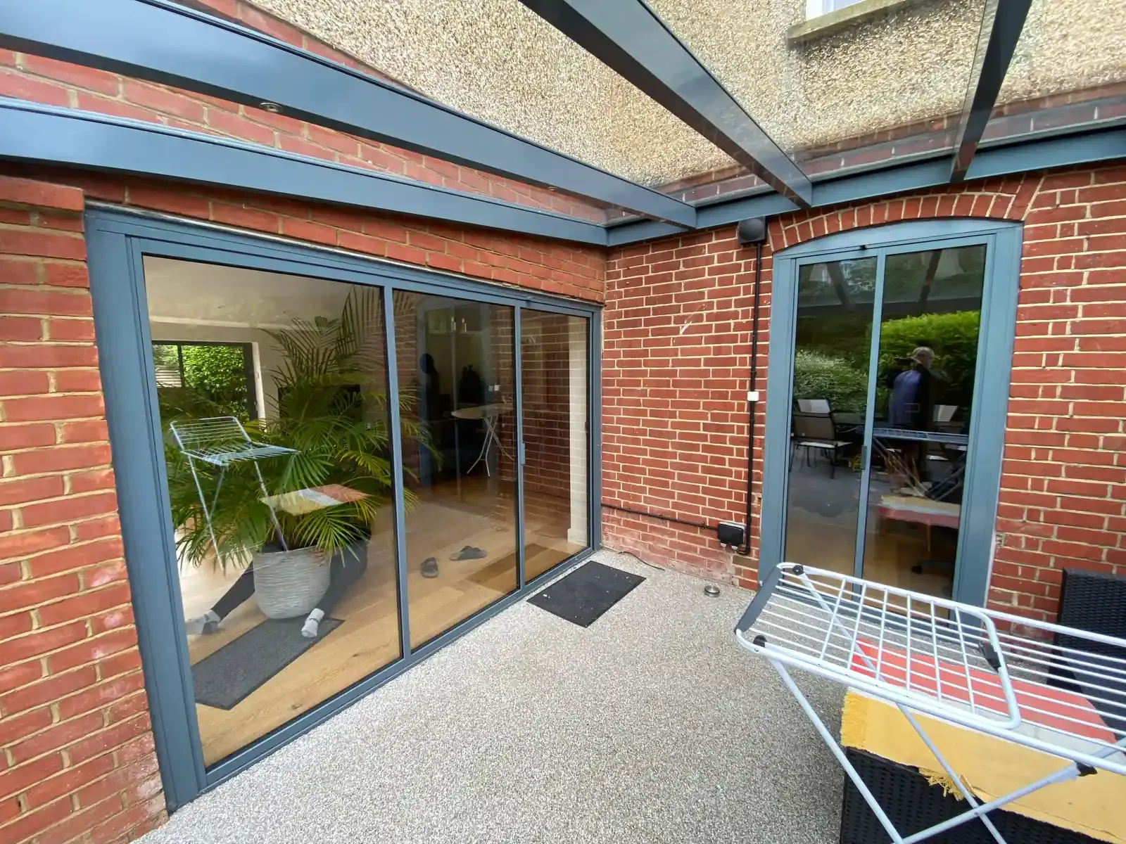 anthracite grey patio doors