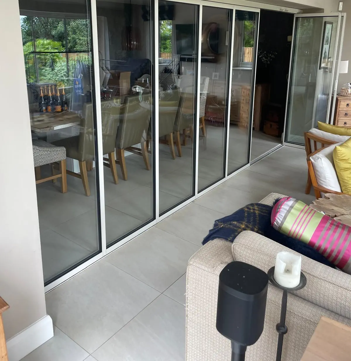 internal bifold aluminium doors