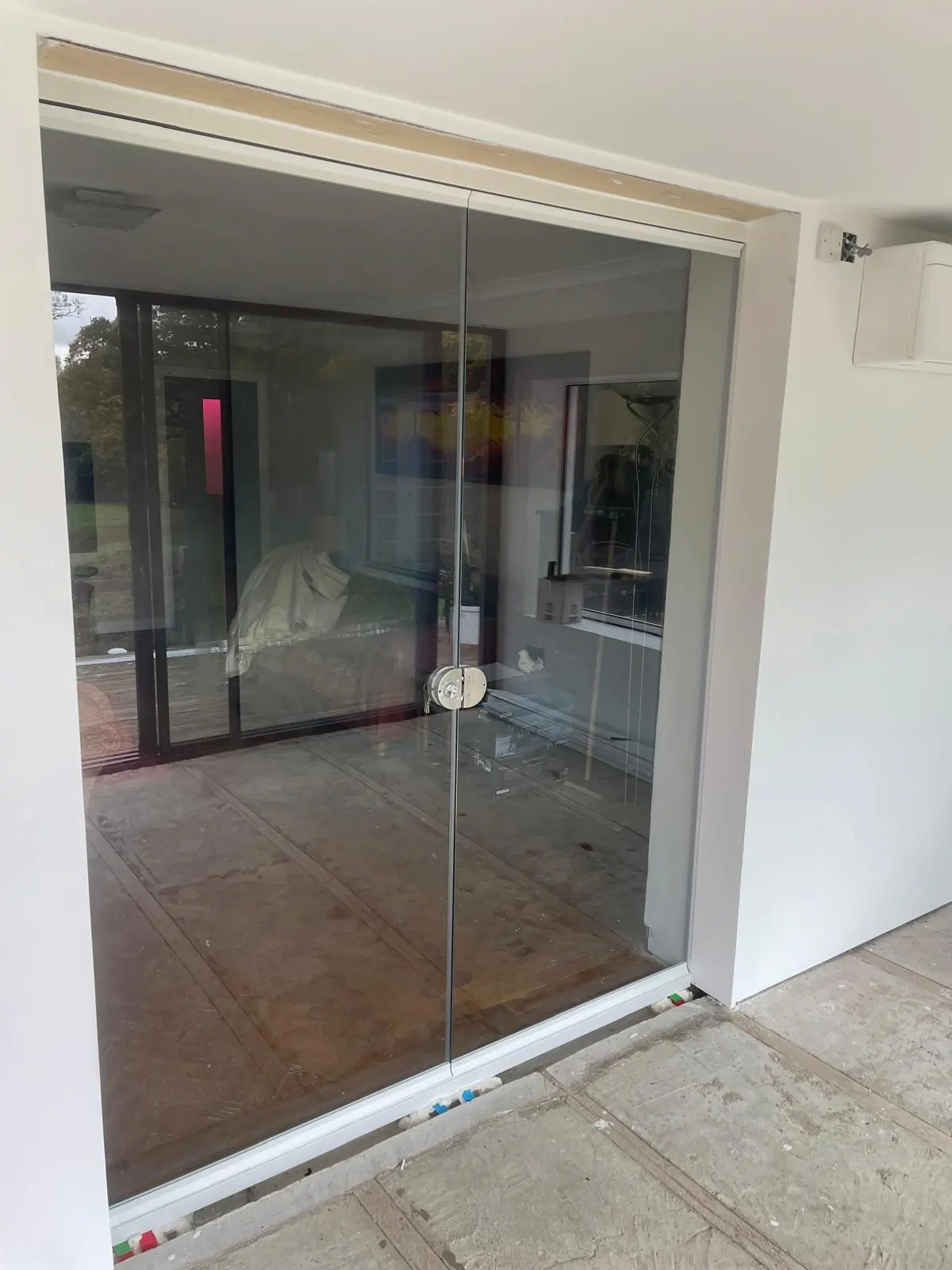 frameless internal room divider doors