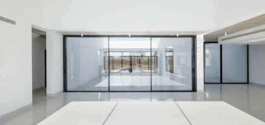 glass room dividers minimalist