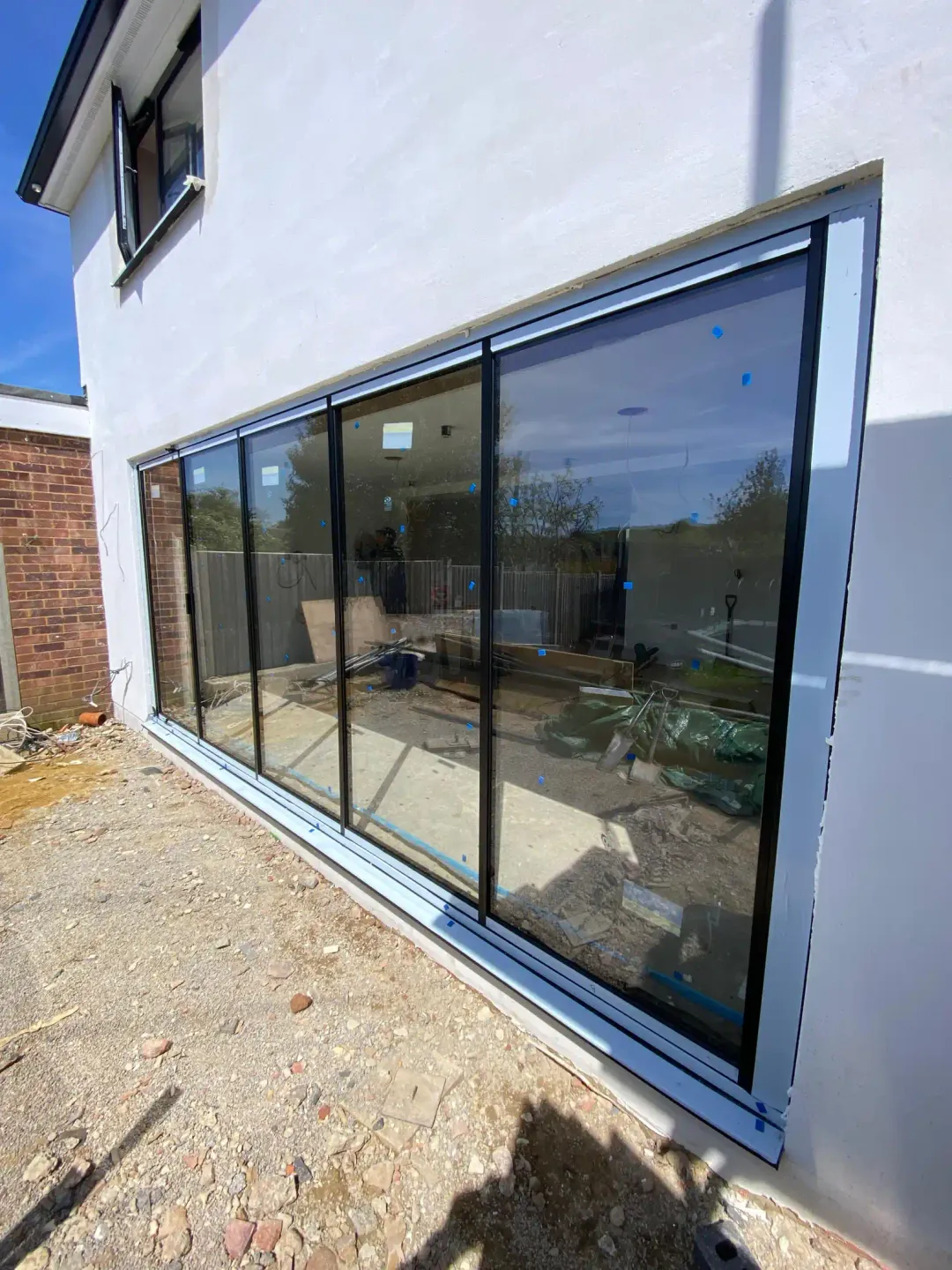 5 panel folding sliding doors