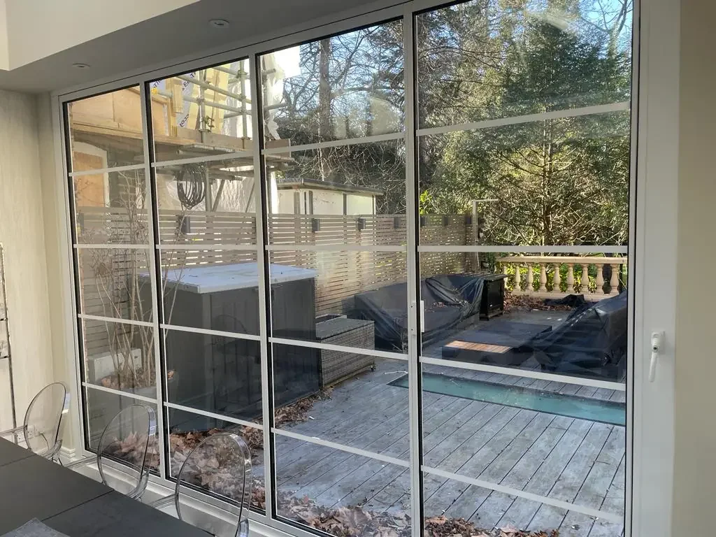 white georgian bifold doors