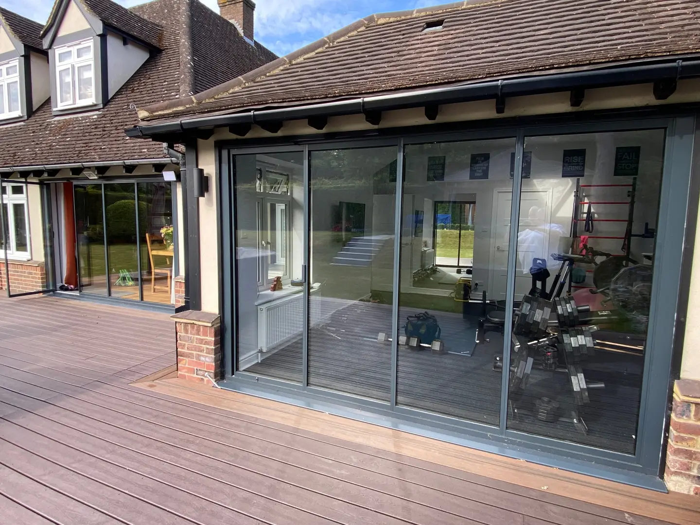 extension bi folding doors