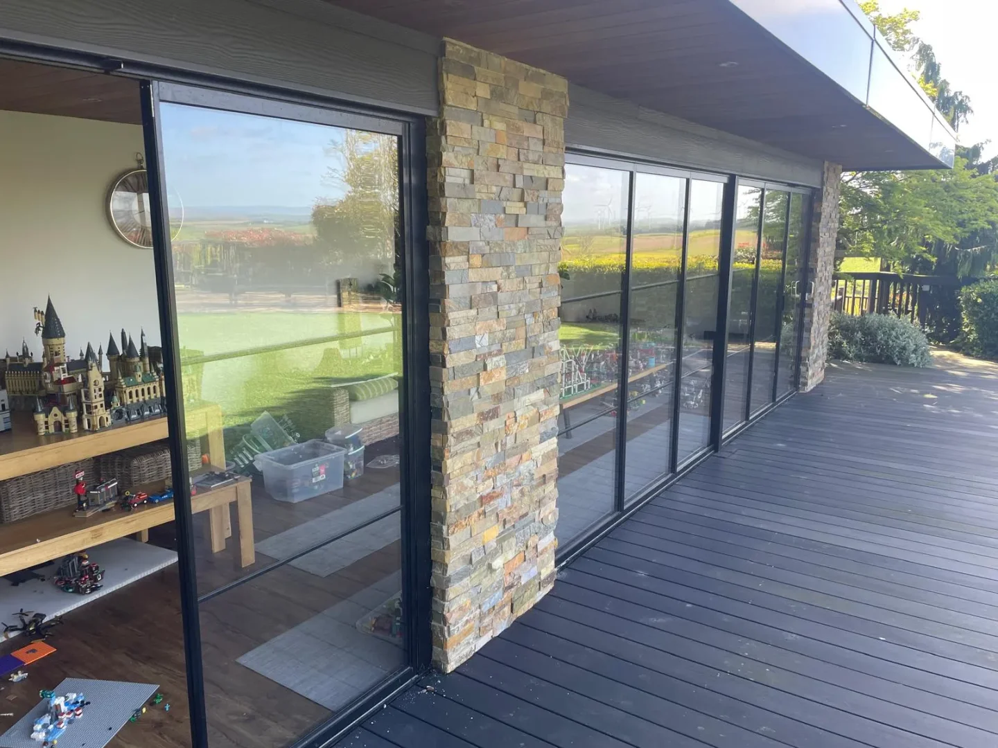 garden room sliding glass doors