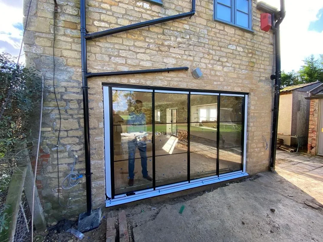 georgian style 4 panel sliding doors