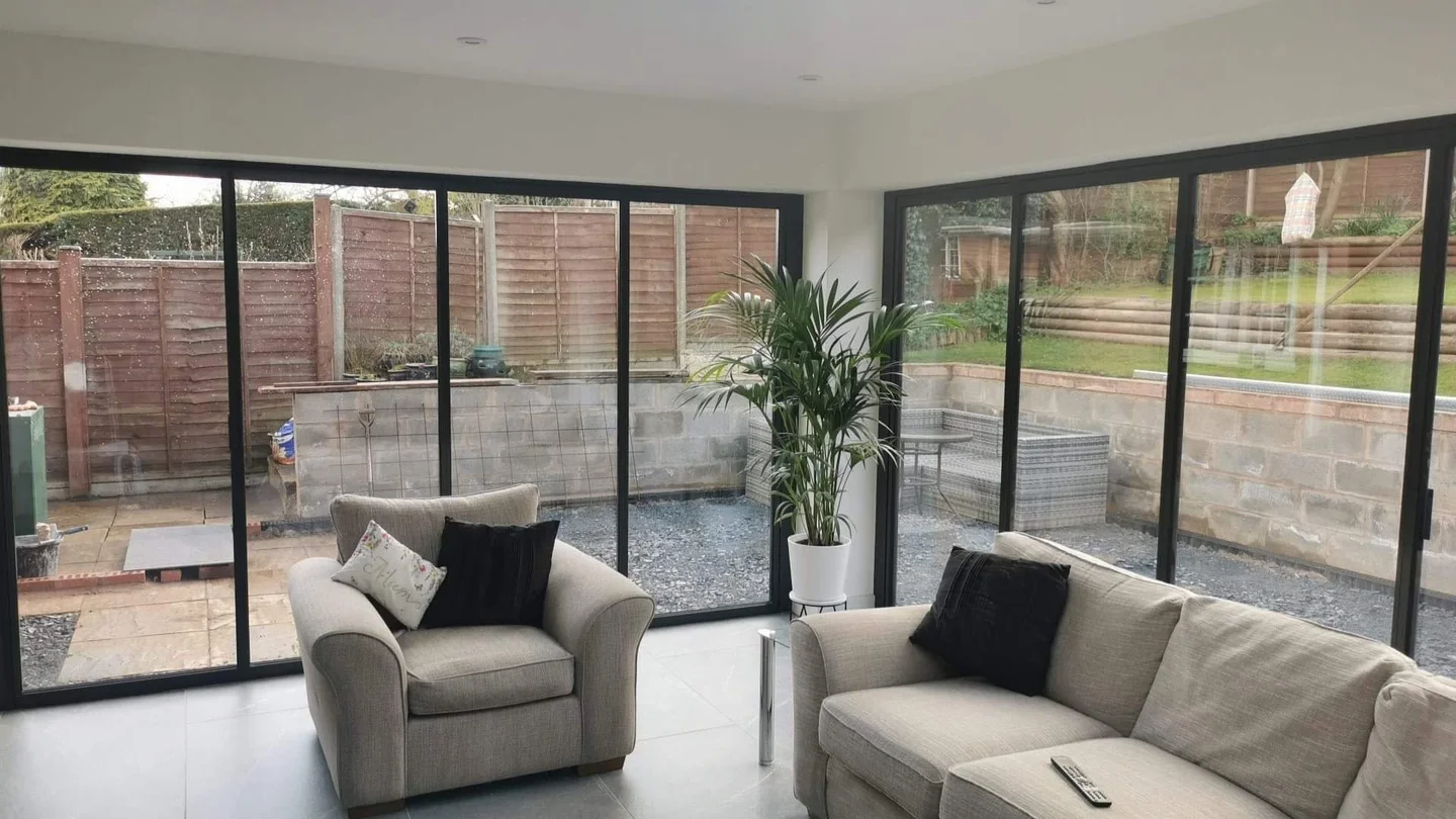 outdoor bifold doors set