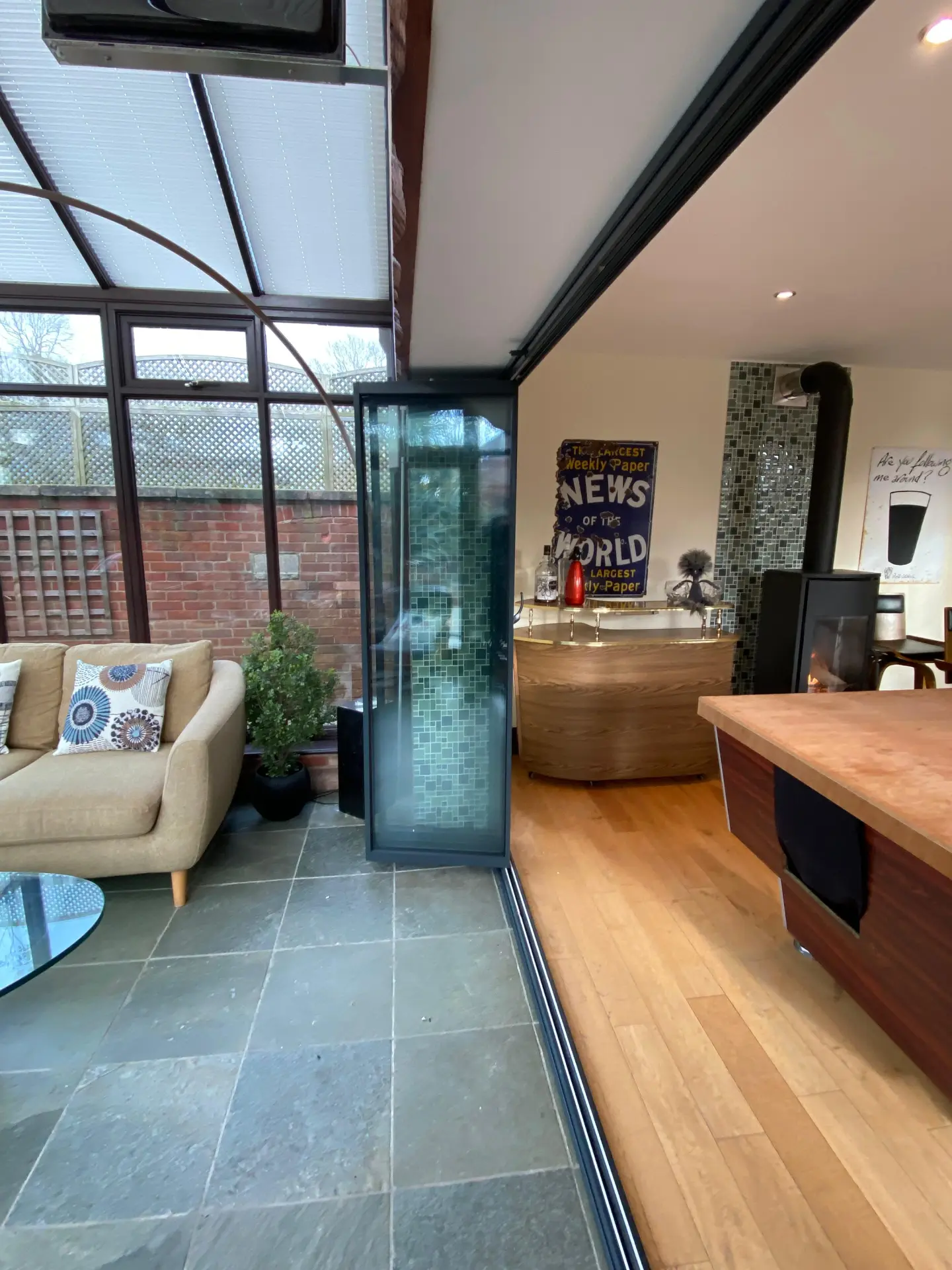 aluminium interior bifold doors