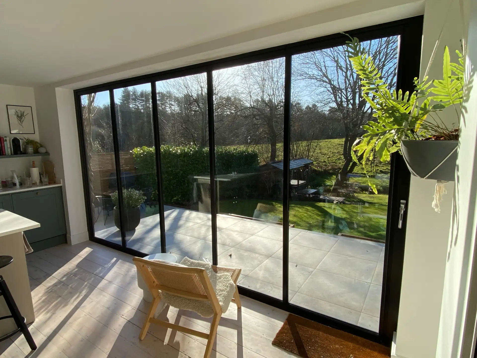 black made to measure sliding doors