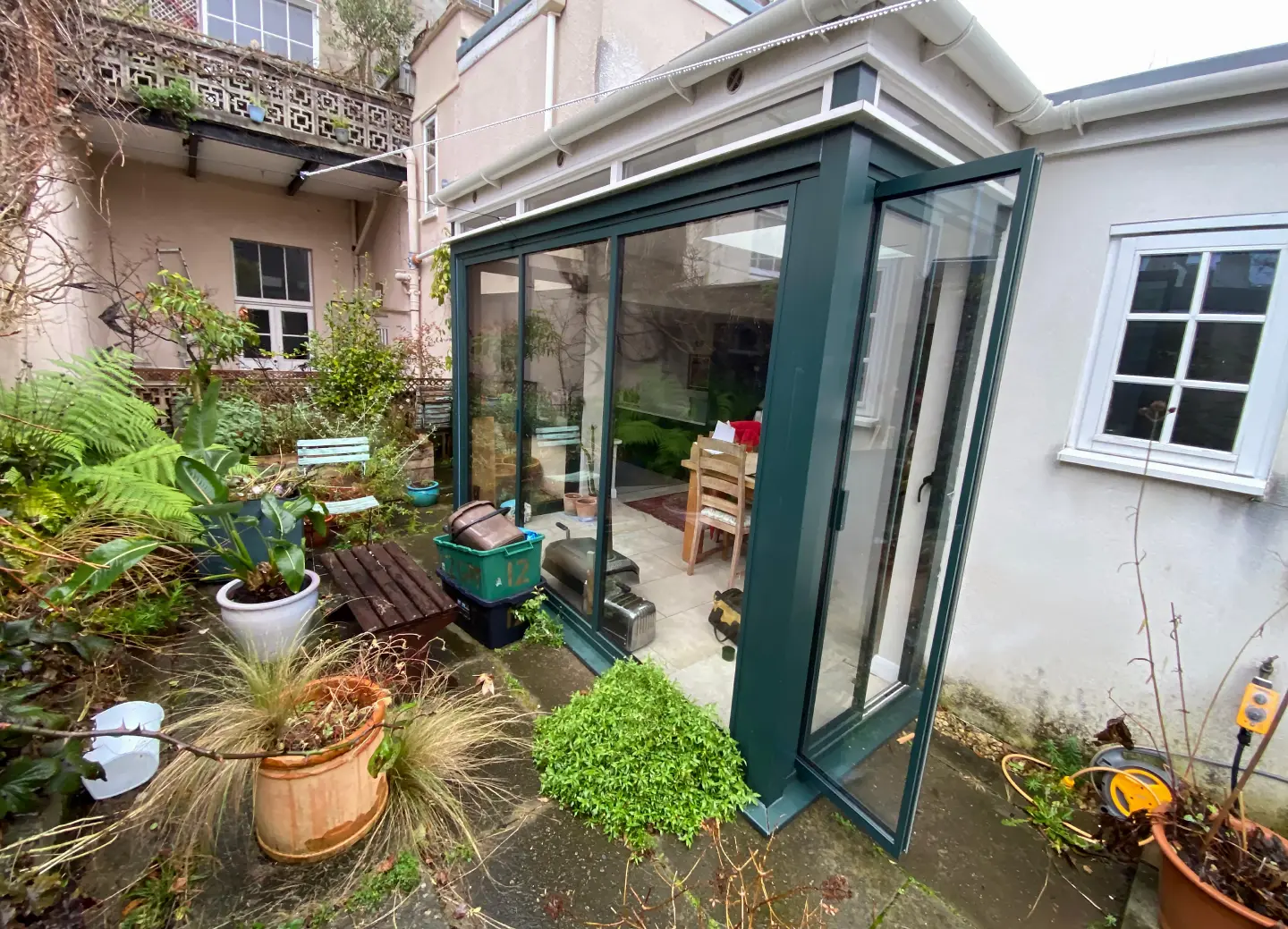 coloured bifold doors