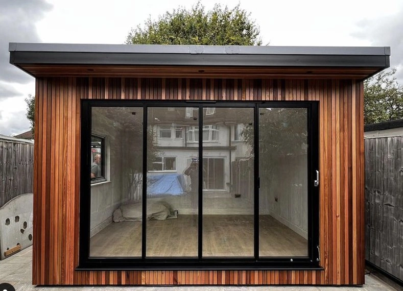 garden home office sliding doors