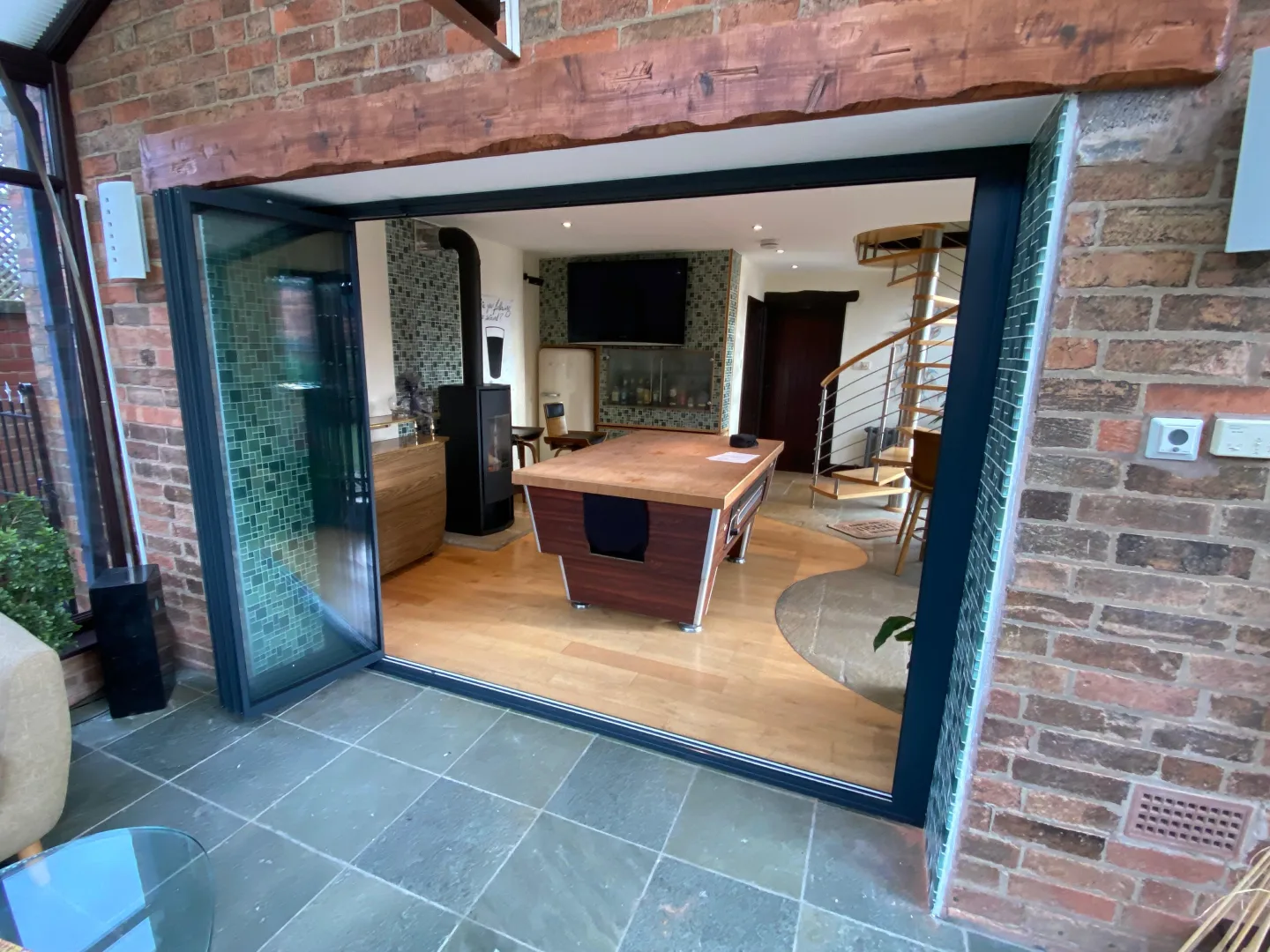 internal concertina folding doors