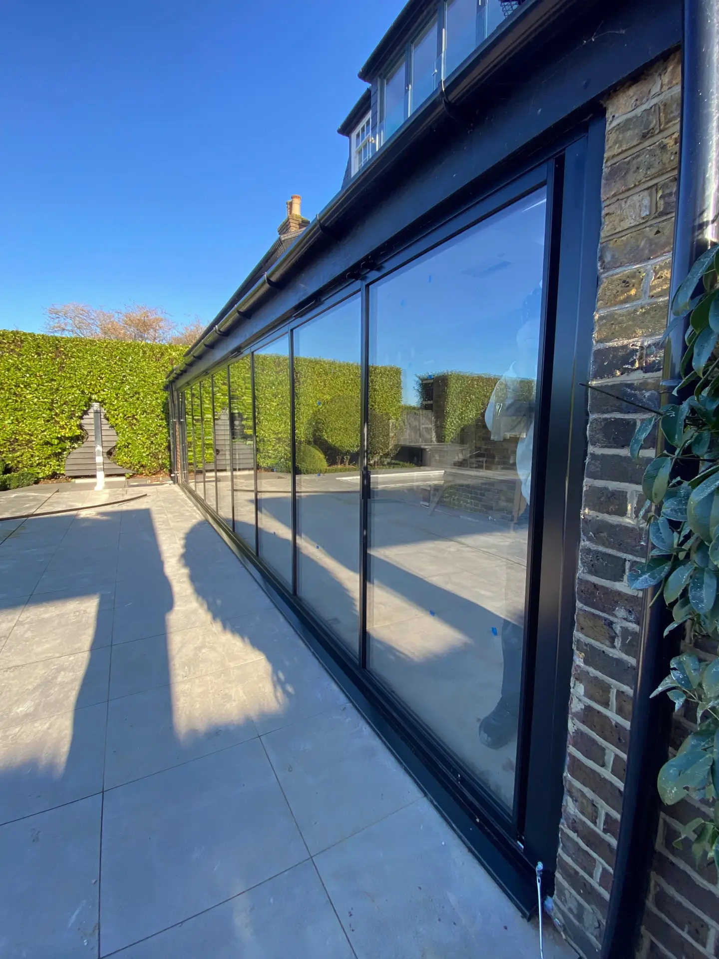 large double glazed glass doors