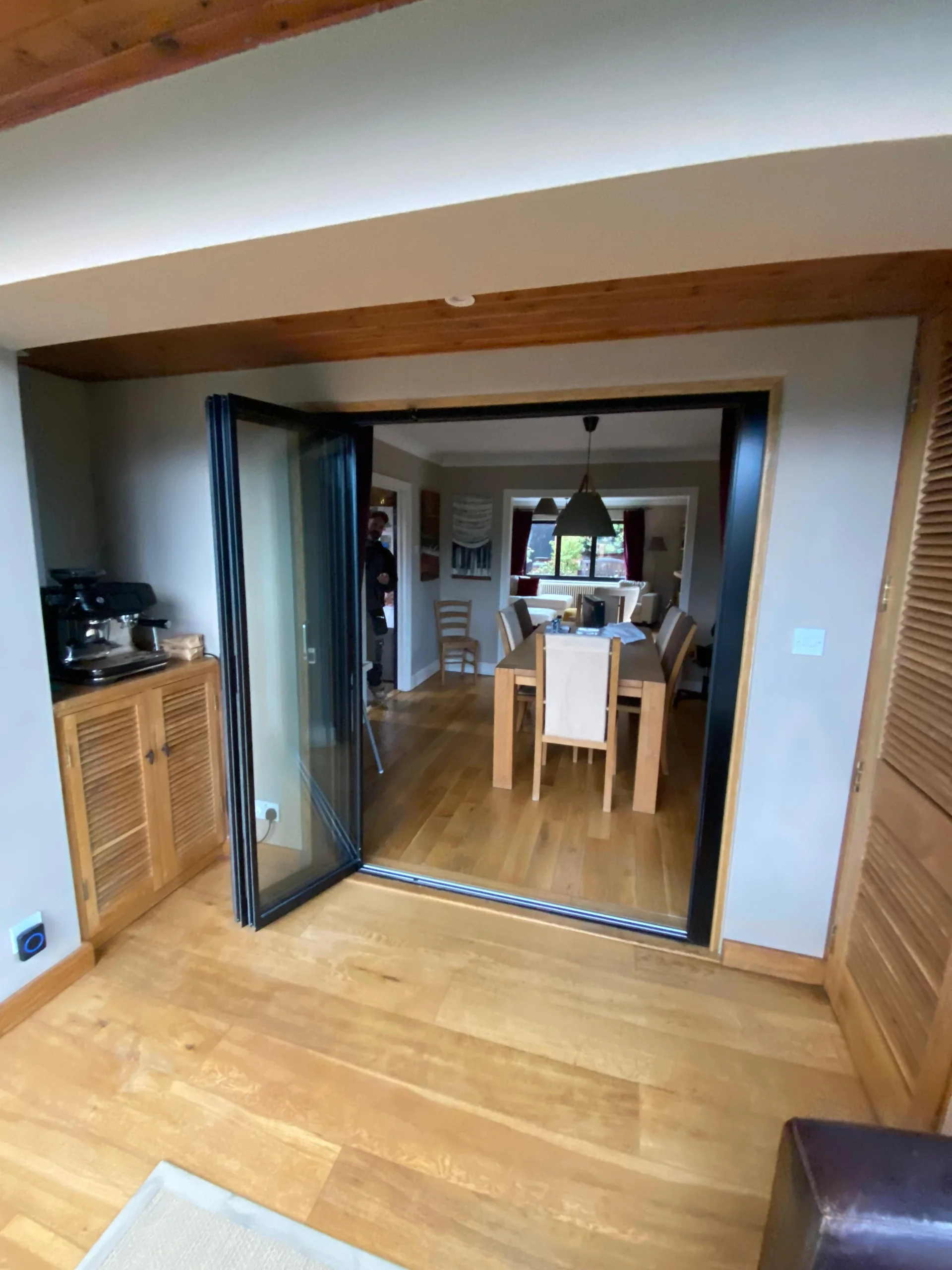 narrow internal aluminium bifold doors