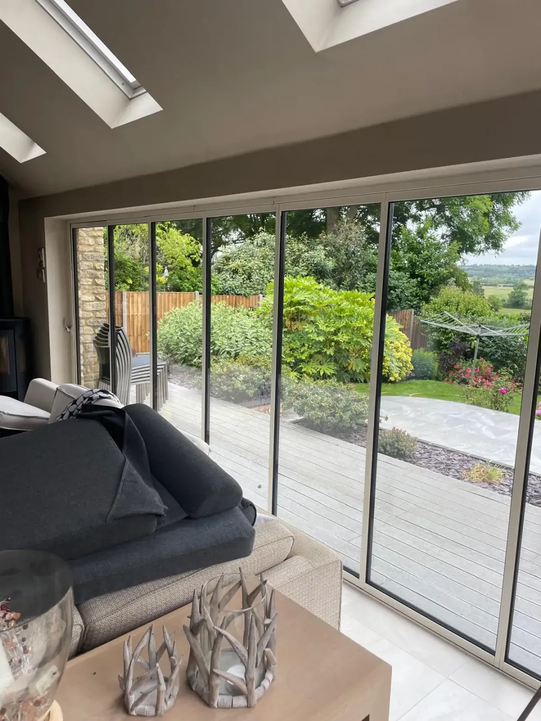 slim profile bifold doors