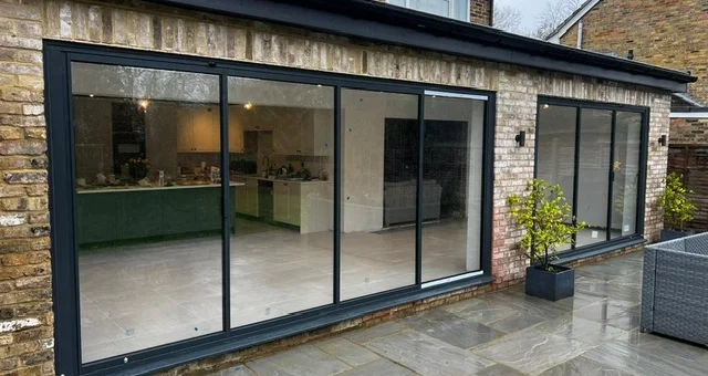 kitchen extension sliding doors