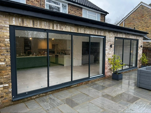 kitchen extension sliding doors